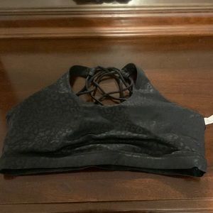 CVG Black Leopard Sports Bra